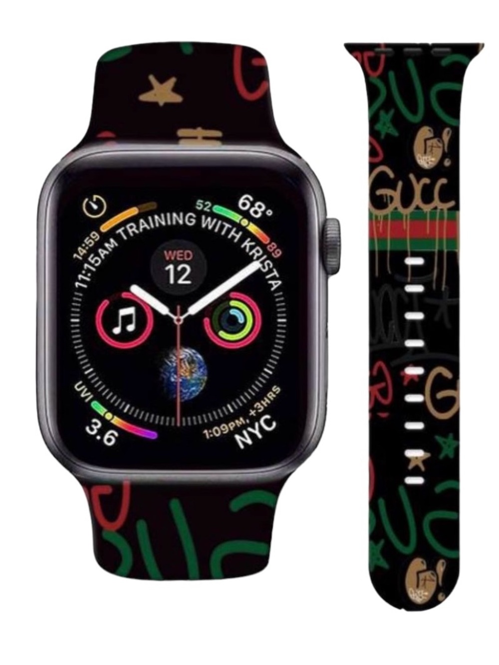 Apple Watch Band 42/44/46/49mm -Large- Series 1-11 / SE / Ultra - Luxury Strap -